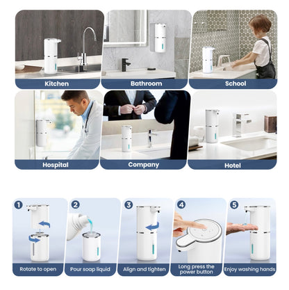 Dispenser di sapone intelligente con sensore: igienico e senza contatto.